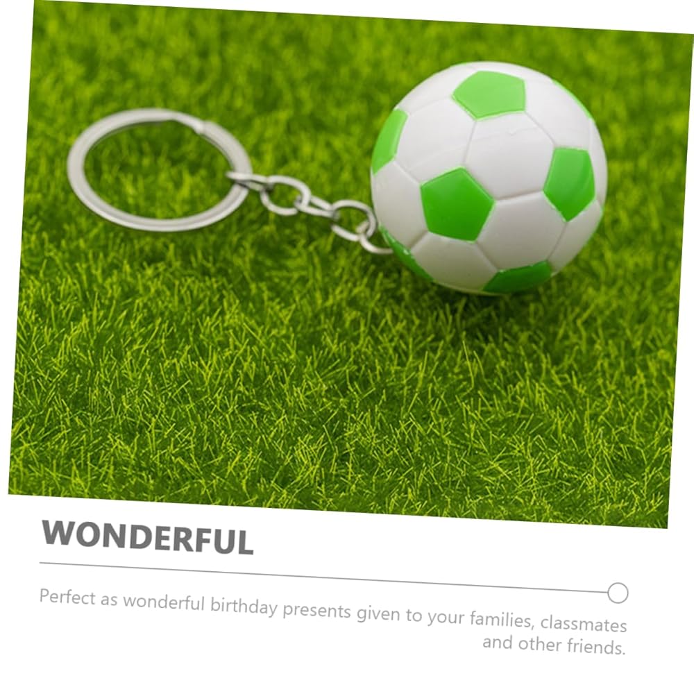 Amazon.co.jp: [SAFIGLE] 3個 ぶら下げキーホルダー サッカー